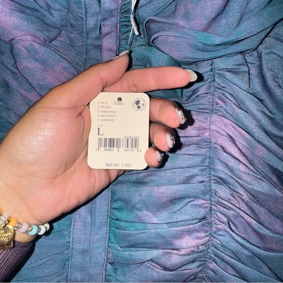 NWT Free People All Night Corset Top NWT L - Picture 7 of 8